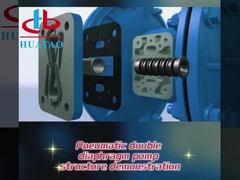 Pompes à diaphragme d'air en acier inoxydable de précision 220v réglable pression et débit