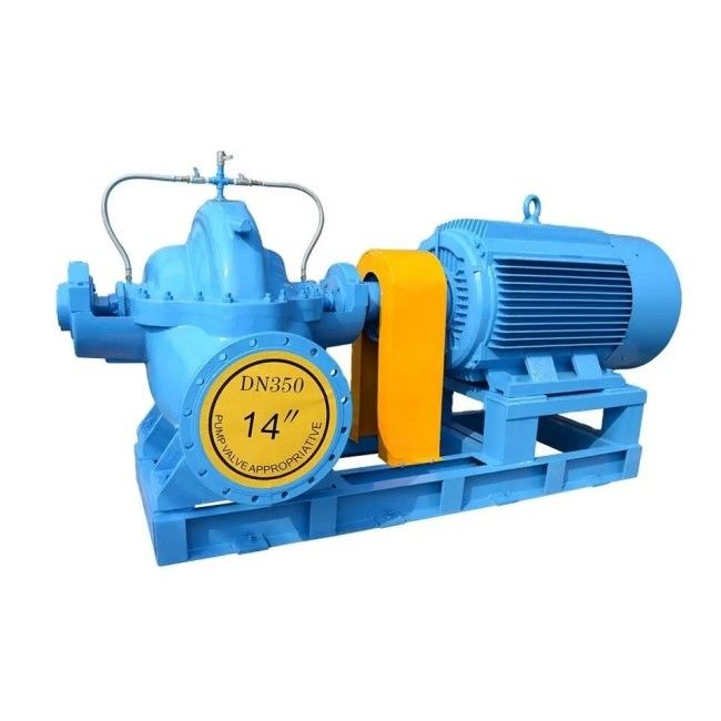 double pompe aspirante de l'étape unique 22-1800kW, pompe à eau électrique d'écoulement élevé ISO9001