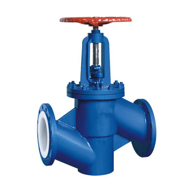 La valve anticorrosion d'acier inoxydable, fluor a chemisé la soupape directe d'admission