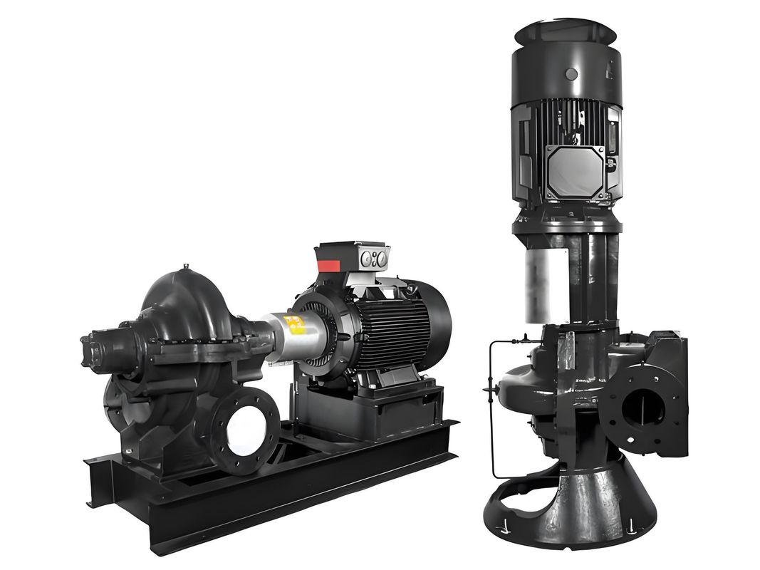 HT Équivalent à une pompe à boîtier divisé horizontale Grundfos LS; pompe à un ou deux étages en acier inoxydable