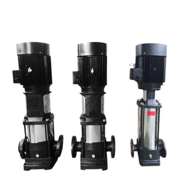 Pompes à plusieurs étages verticales SS304 pour besoins industriels de transfert d'eau