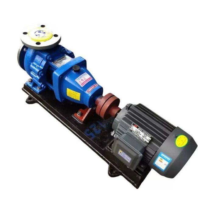 Pompes centrifuges à revêtement fluoré de type IHF pour le transport d'acides forts et d'alcalins forts